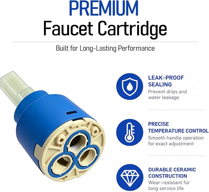 N35DW 35mm Ceramic Faucet Cartridge, - Image 3