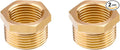Brass Pipe Fitting Reducer Hex Bushing 3/4 NPT Male x 1/2 NPT Female Adapter by NICOLEKAY