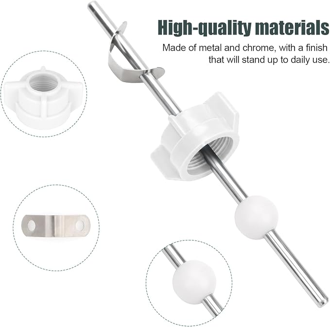 2pcs Sink Ball/Pivot Rod Replacement Parts Bathroom Sink Drain Stopper Kit - Image 4