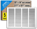 Fits 20x14 Duct Opening | Steel Return Air Grille by Handua | Vent Cover Grill by Handua