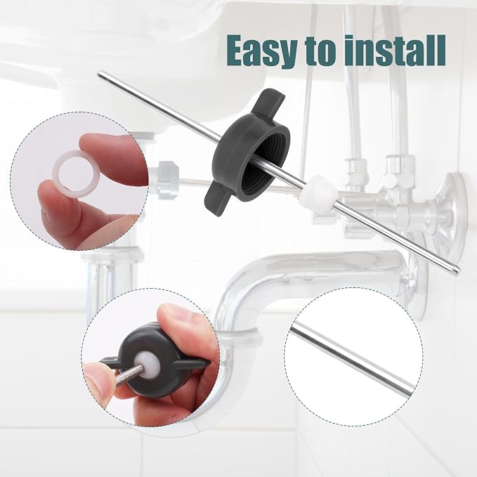 PEUTIER 3pcs Bathroom Sink Pivot Rod Replacement - Image 7