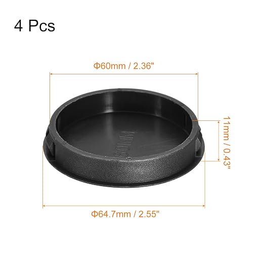 uxcell 60mm/2.36" Plastic Hole Plugs - Image 2