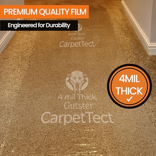 CarpetTect Floor Protection 24" x 200' | Heavy-Duty 4Mil Carpet Protection Film - Image 2