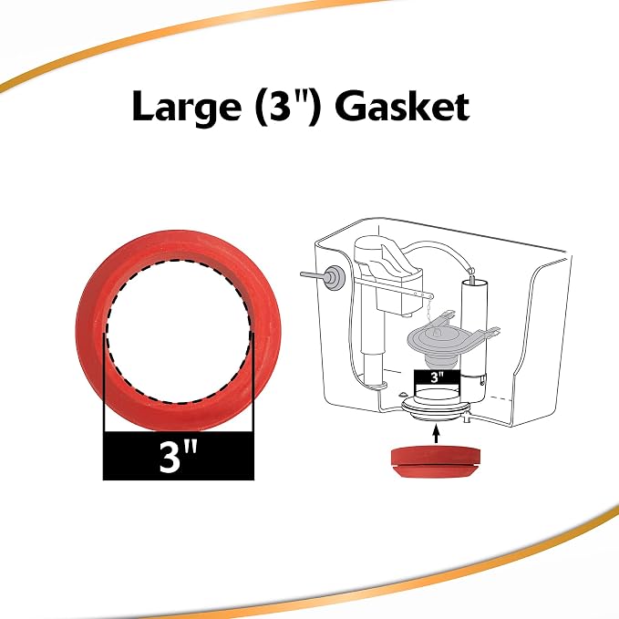 Korky Large 3-Inch Toilet Flush Valve Kit – Fits Many Brands, NOT Kohler - Image 7