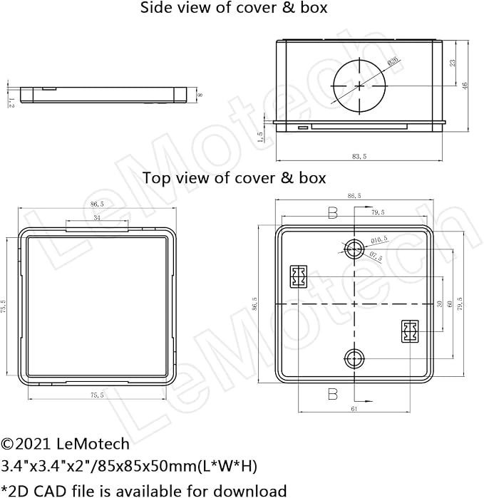 Junction Box, ABS Plastic IP55 Water Resistant and Dustproof, Universal - Image 6