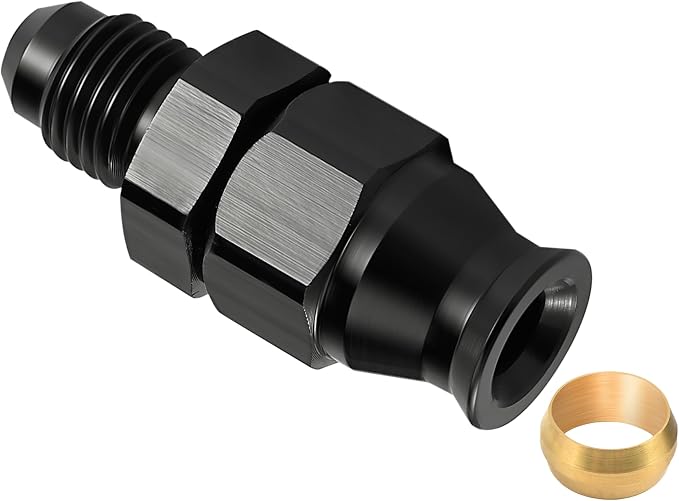 EVIL ENERGY 10AN Male to 5/8" Hardline Compression Fitting Adapter Aluminum by EVILENERGY