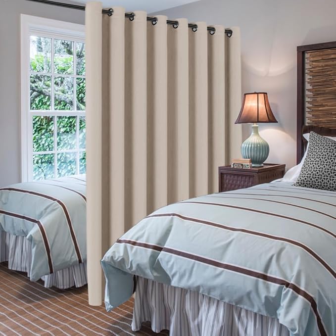 H.VERSAILTEX Blackout Patio Curtains 100 x 96 Inches - Image 2
