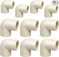 SUPPLYGIANT 10pcs 2 Inch CPVC 90 Degree Elbow Socket x Socket Plumbing Fitting by SupplyGiant