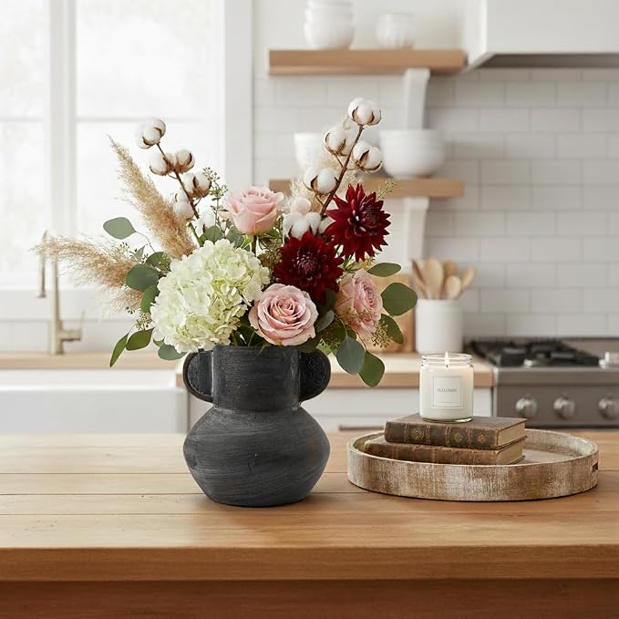 Emotionally Grounded Vase, Vaseking Ceramic Rustic Vase - Image 7