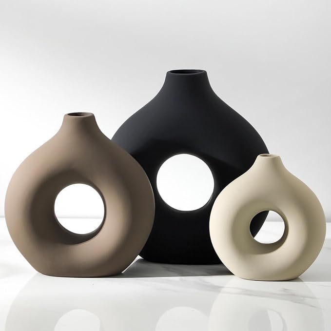Vanselia Ceramic Vase Home Table Decor by VanseliaHome