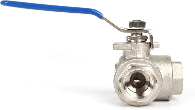U.S. Solid 1/2" 3 Way Ball Valve - Image 7