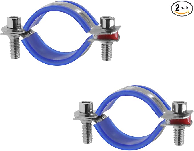 Adjustable Pipe Bracket Clamp, Heavy Duty Split Ring Hanger, TTZEZE SUS304 Wall by TTZEZE