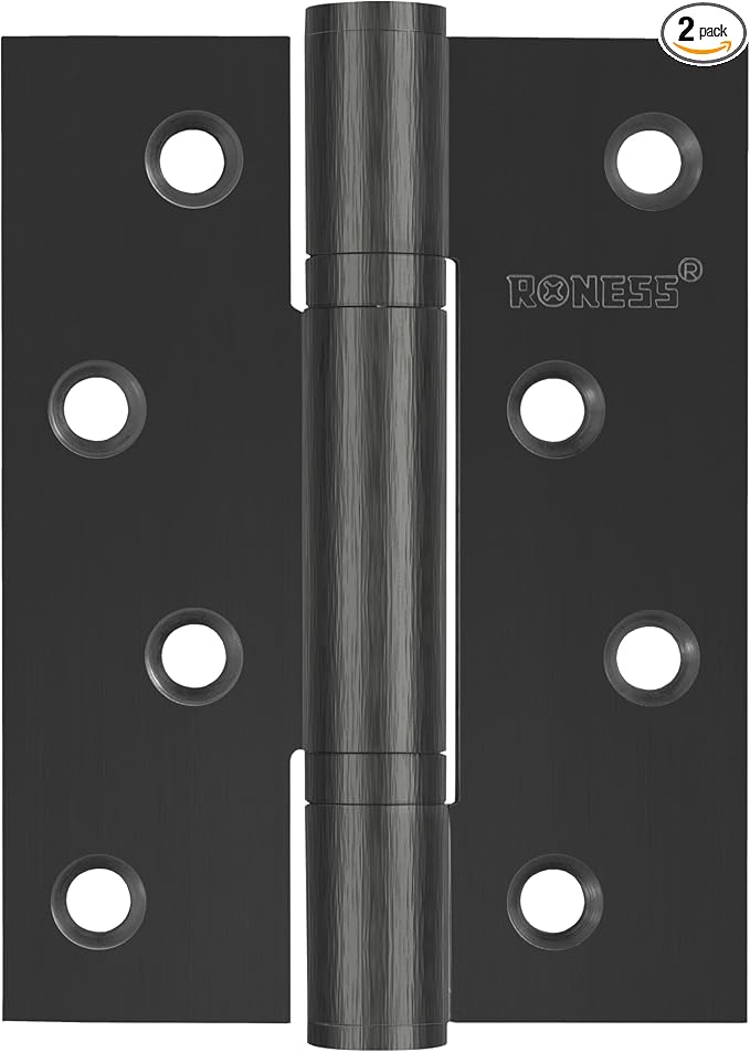 2 Pack RONESS Stainless Steel Hinge, Heavy Duty, Long-Lasting, Smooth and Quiet by RONESS