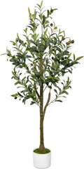 4FT Artificial Olive Tree Indoor Tall Faux by LuceAlberi