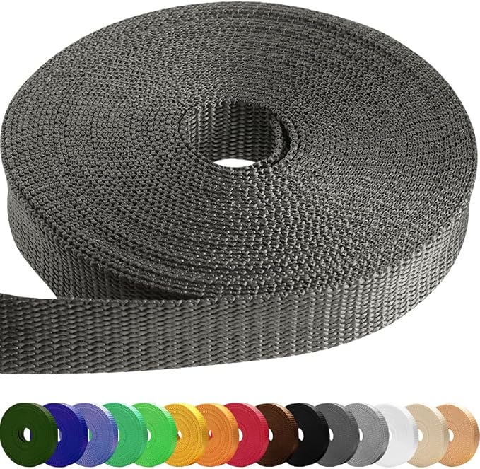 Webbing Strap, 3/4" to 2", 10-50 Yds, EDC gear, backpack repair and pet dog by TECEUM