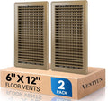 6" x 12" Floor Register Vent Covers 2Pack by VENTYUN