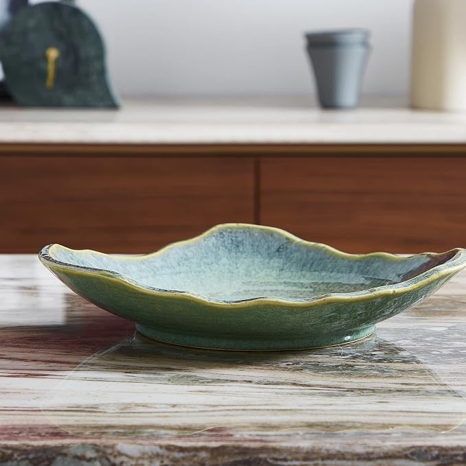 Large Ceramic Decorative Bowl, Modern Coffee Table Decor, Entryway Catchall Key - Image 6