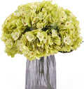Kimura's Cabin 6pcs Hydrangea Artificial Flowers Silk Hydrangeas, Neon Green | by WeddingPartyArrangementBouquetsDecorationArtificialFlowers
