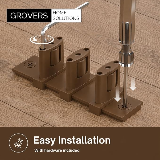 3-Pack Sliding Closet Door Floor - Image 4