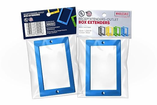 3/4" ReceptXtenders Single Gang, Receptacle Outlet Box Extender - Image 2