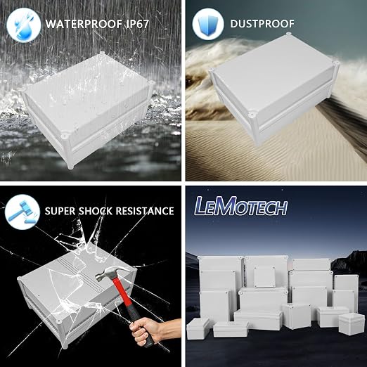Junction Box IP67 Waterproof Dustproof ABS Plastic Project Box - Image 8