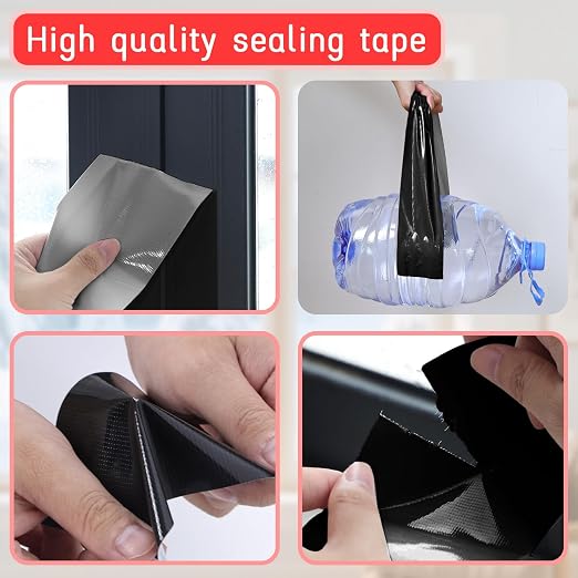 Window Sealing Tape, Window AC Insulation Tape, 3 Inch x 65 FT Black | - Image 4