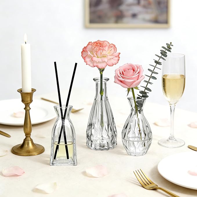 Glass Bud Vases in Bulk, Small Vases - Image 3