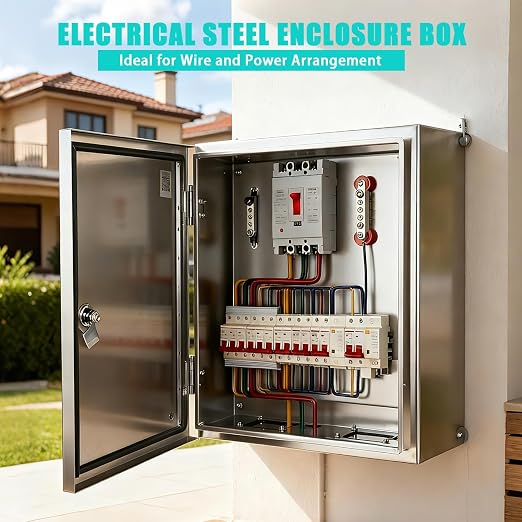 Yongchen Electrical Enclosure 12x8x6 Inch 304 Stainless Steel Enclosure IP66 - Image 6