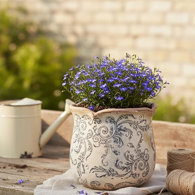 Xiaan Jiaju Ceramic Pots for Plants, Vintage Plant Pot - Image 5