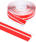 Door Draft Stopper for Side of Door Frame 1.37 in x 20 Ft T-Shaped Silicone by Kikerike