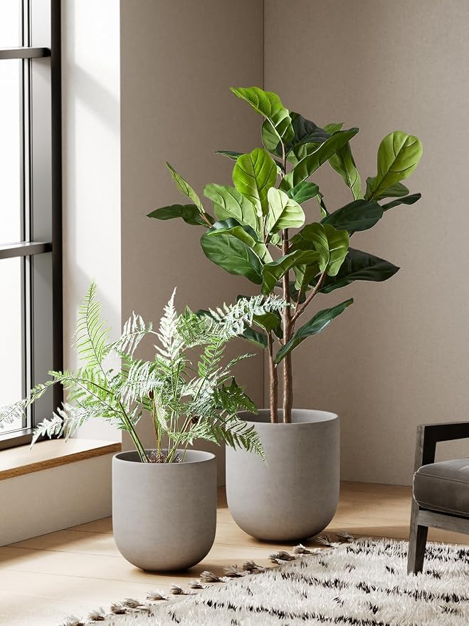 LE TAUCI 10 Inch Plant Pot, Ceramic Pots - Image 2