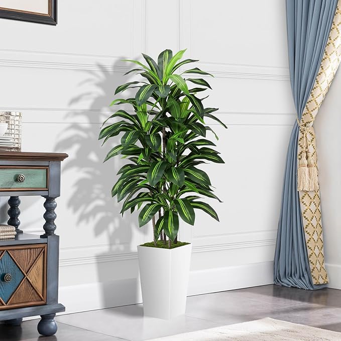 ASTIDY Artificial Plant 5FT Dracaena Fake Tree - Image 2