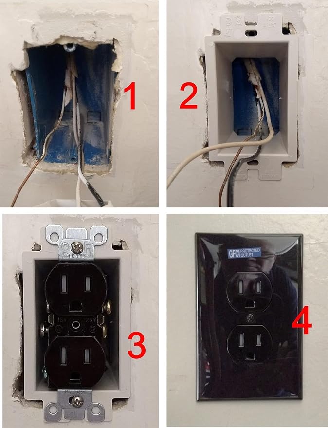 iMBAPrice IMBA-BE3 3-Gang Non-Metallic Electrical Power Outlet Box Extender - Image 9