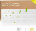 30" x 10" Return Air Grille Duct Opening, Ceiling Sidewall Floor Cold Air by Unknown