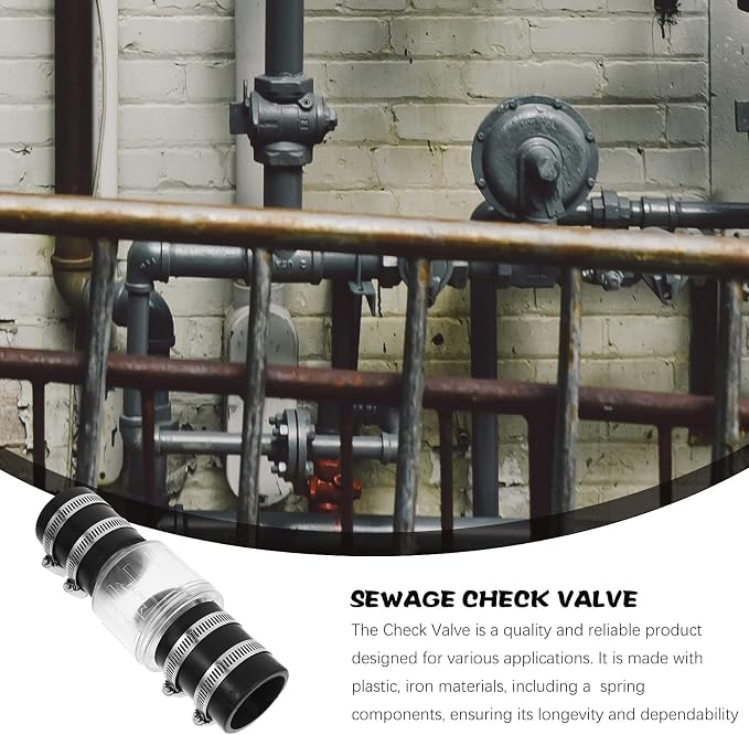 Balacoo Sump Pump Quiet Coil Check Valve 1.5 Inch Quiet Sewage Water Pump - Image 9