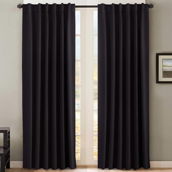 H.VERSAILTEX Blackout Curtains Thermal Insulated Window Treatment Panels Room by HVERSAILTEX
