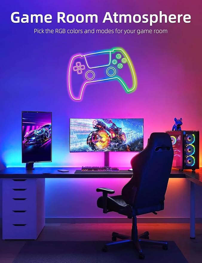 Lamomo 65.6Ft LED Strip Lights, RGB Neon Rope Light - Image 4