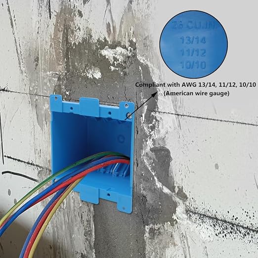 2-Gang Old Work Box, Plastic Junction Box - Image 5