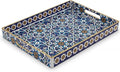 AGIOTA Coffee Table Trays for Living Room Serving Tray by ServingCustomersBornforQuality