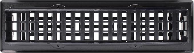 Decor Grates AJH212-BLK Oriental Floor Register, 2x12 Inches, Textured Black - Image 10