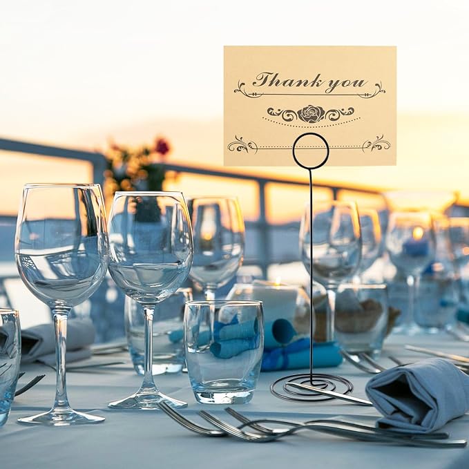 Table Number Holders, Photo Holder | Picture Holder, Cards Stand Name Menu Clips - Image 5