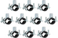 uxcell 20 Pcs Adjustable Pipe Bracket Clamp, 3/4" Wall Ceiling Mount Split Ring by uxcell