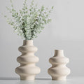 Ceramic Vases Set, Boho Home Decor Vase, Off White, Farmhouse Decor, by Steviieden