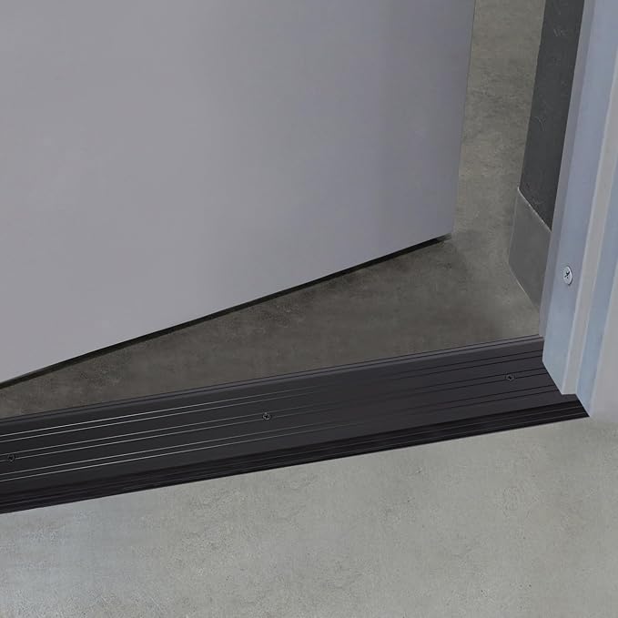 5 in. x 1/2 in. x 72 in. Bronze Aluminum Commercial Flat-Profile Threshold - Image 4