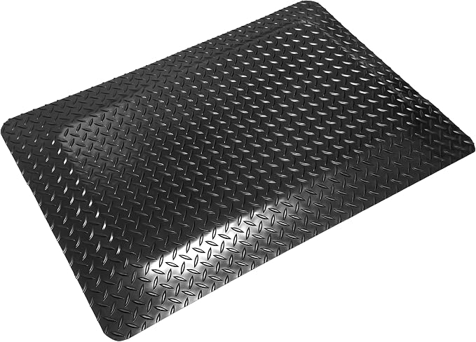 American Classic Diamond Plate Anti-Fatigue Mat – Closed-Cell Polymeric Sponge - Image 2