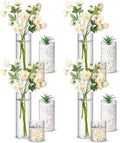 Nuogo 12 Pcs Plastic Cylinder Vases Tall Plastic Flower Vases by Nuogo
