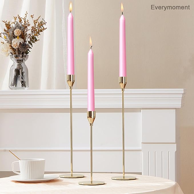 Everymoment Pink Taper Candles - Image 6