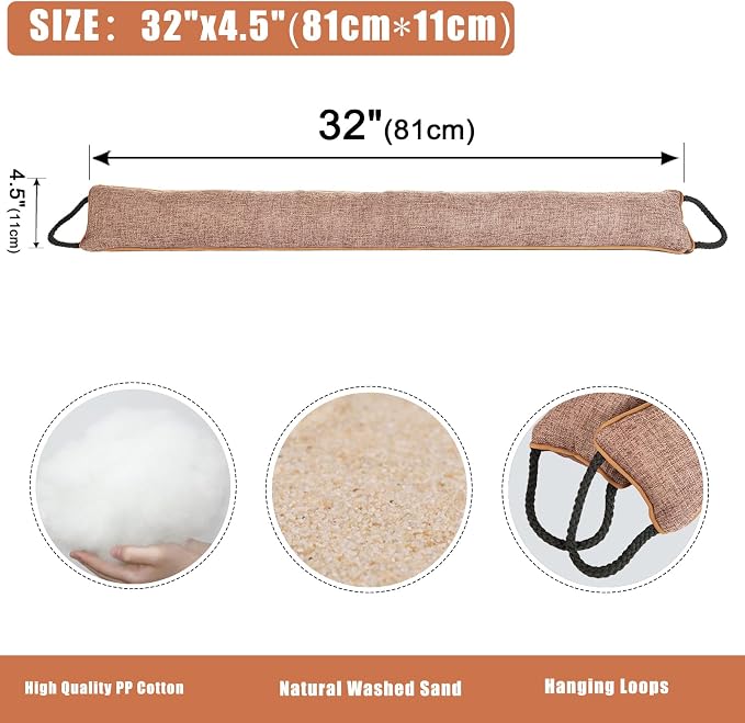 Under Door Draft Stopper 32 inch Wind Stopper - Image 2