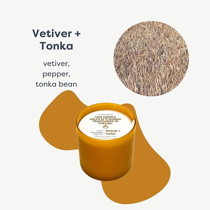 Dignity Series Vetiver & Tonka Scented Candle - Image 2