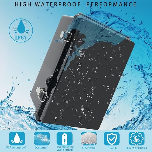 Waterproof Electrical Box Junction Box Weatherproof IP67 ABS Plastic Enclosure - Image 2